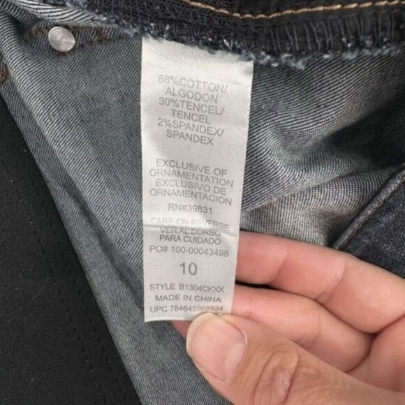 Democracy AB Solution Women's Dark Wash High Rise Skinny Jeans Size 10 - Picture 10 of 13